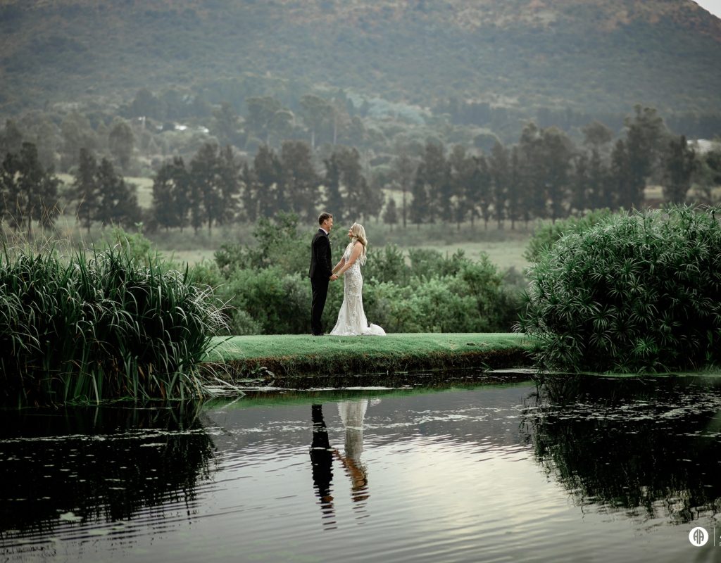 Cradle-Valley-Couple-Having-Wedding-Photos-Taken-At-Dam